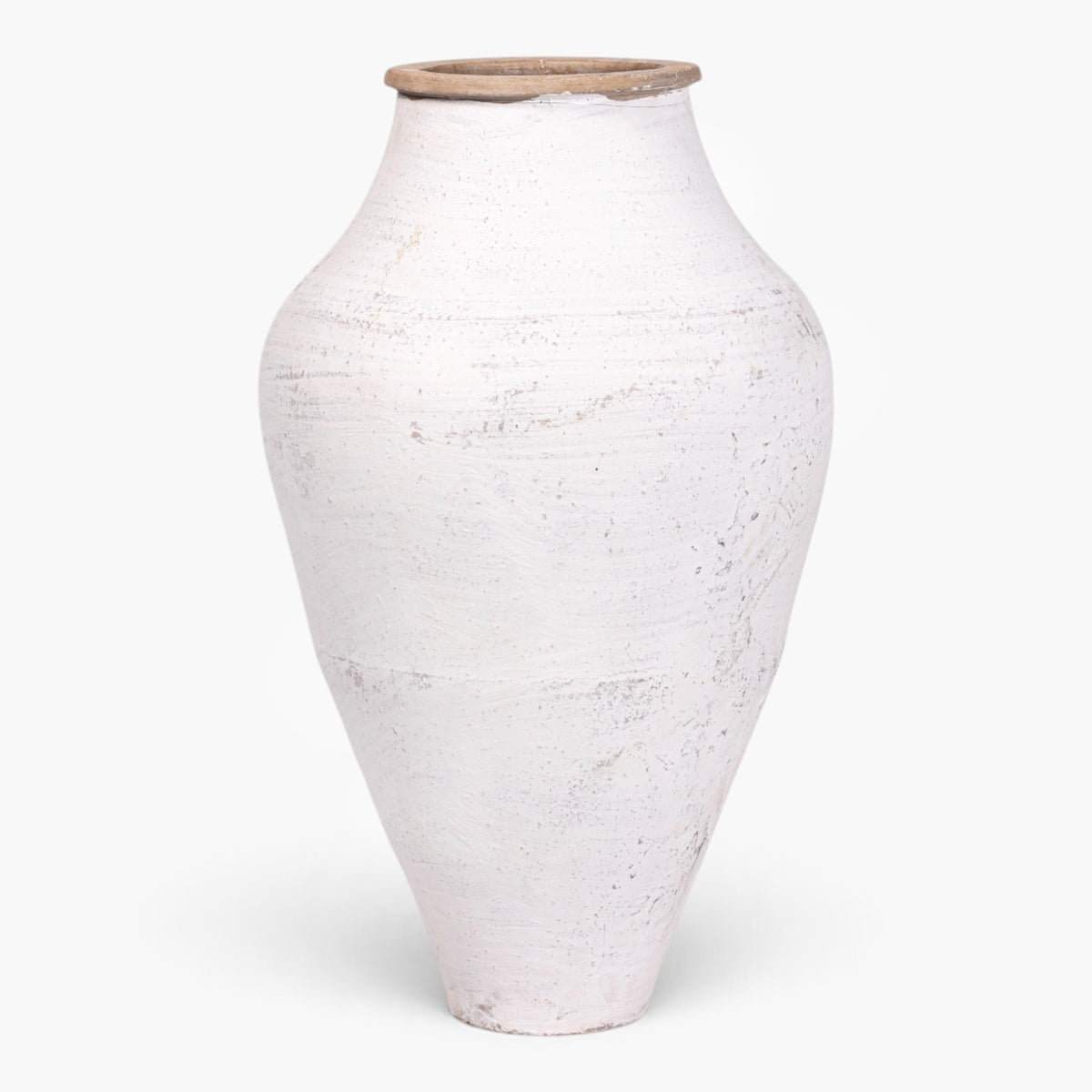Turkish Olive Pot | Vintage White