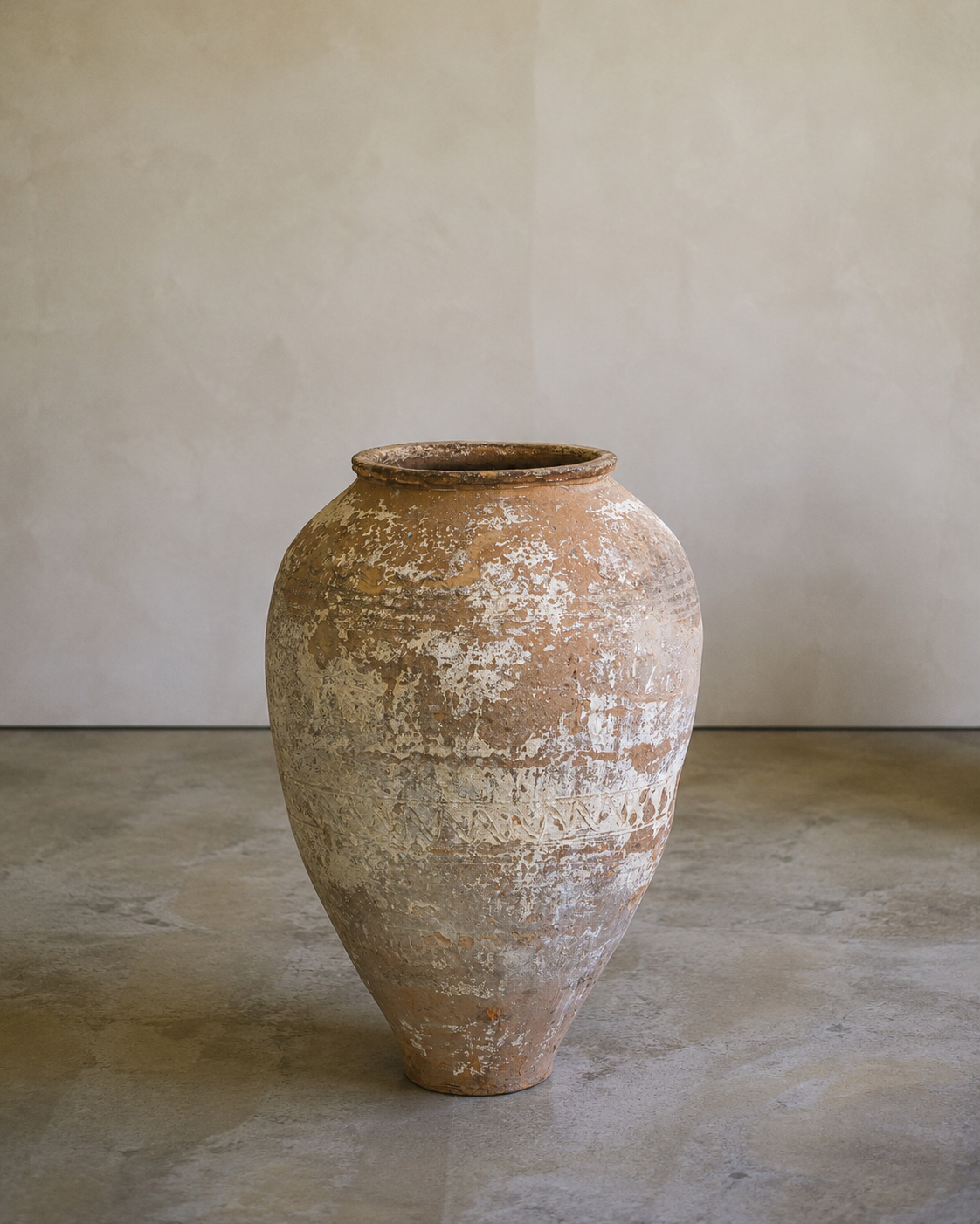Turkish Olive Pot | Vintage Terracotta