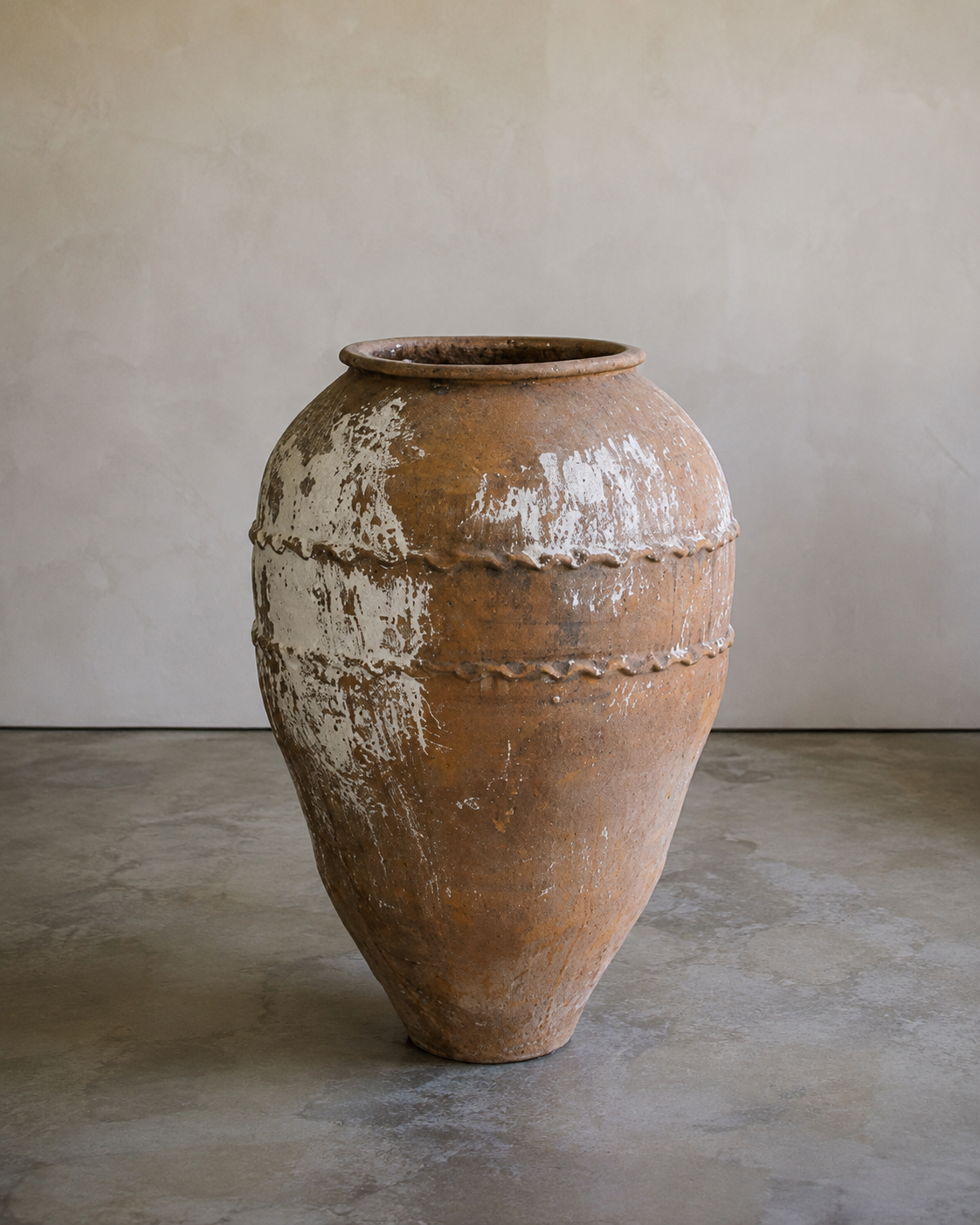 Turkish Olive Pot | Vintage Terracotta