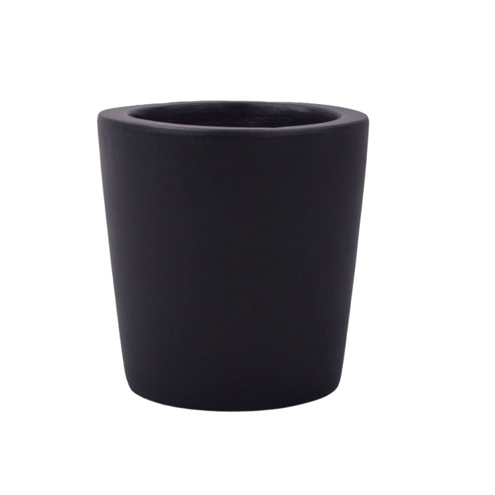 6" Black Ardie Pot   CN1330