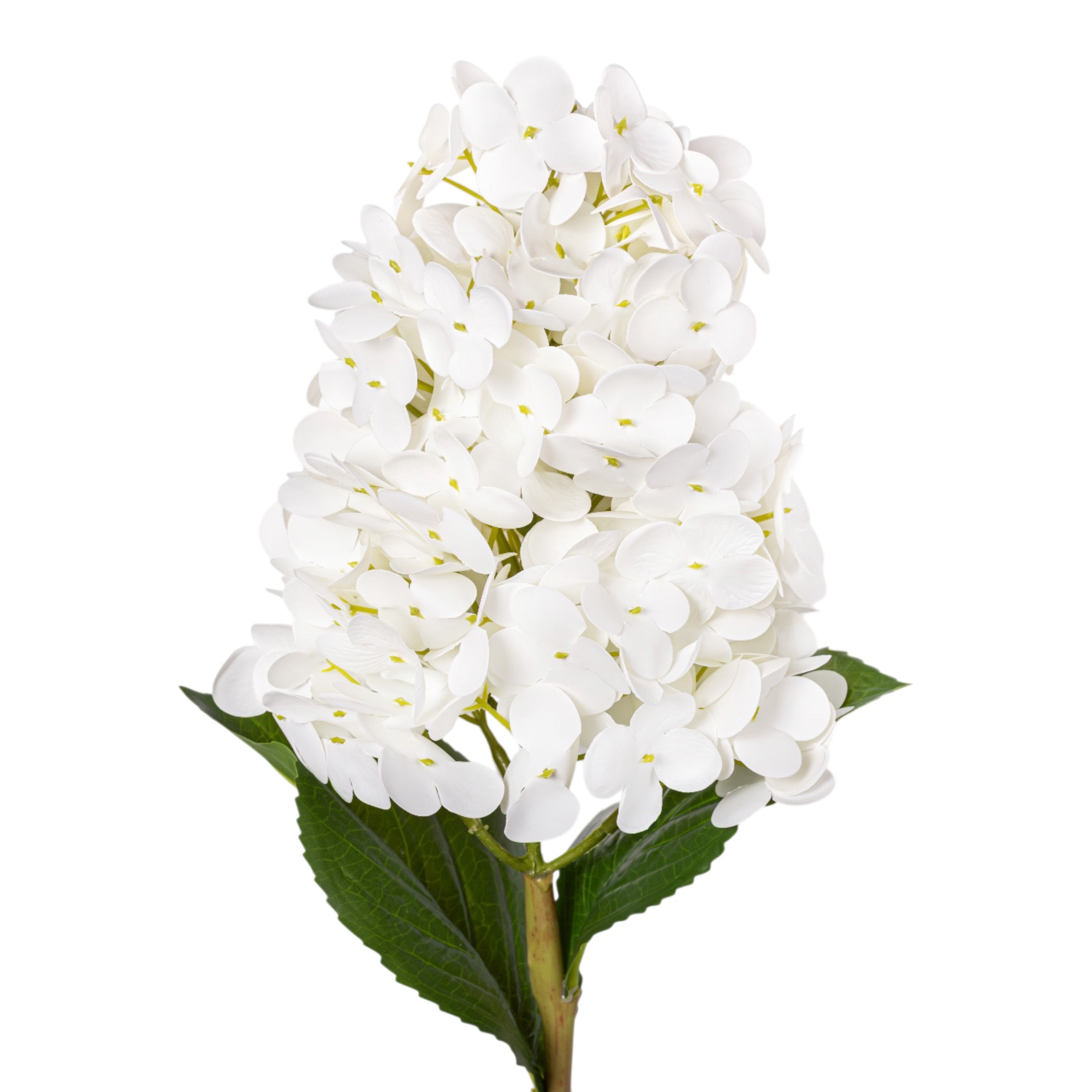 28" White Cone Hydrangea Stem - Real Touch FL1107