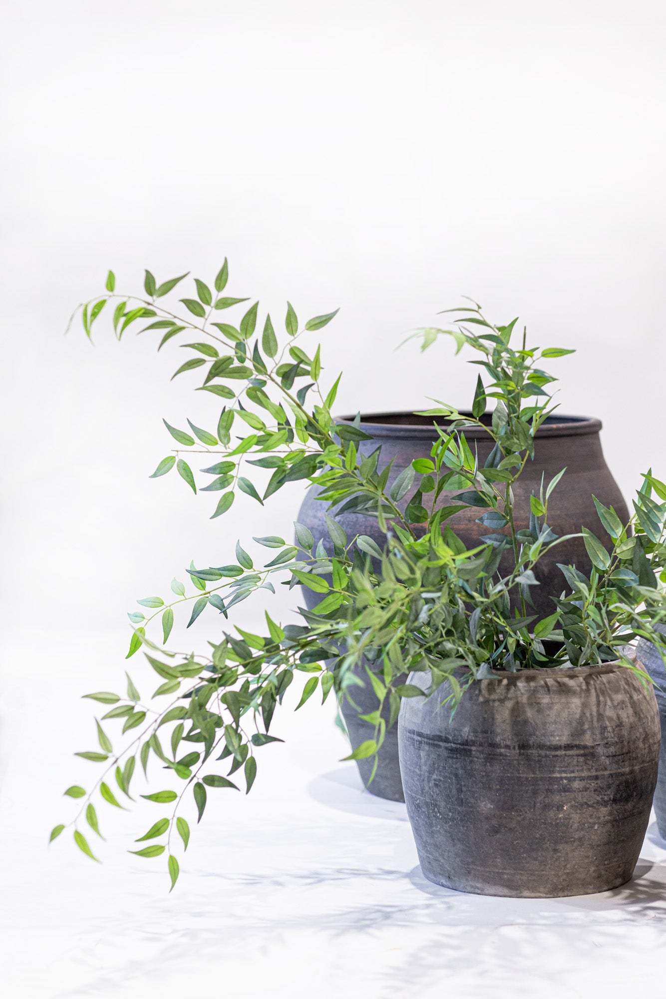 Vintage Black Grey Clay Pot   CN1154