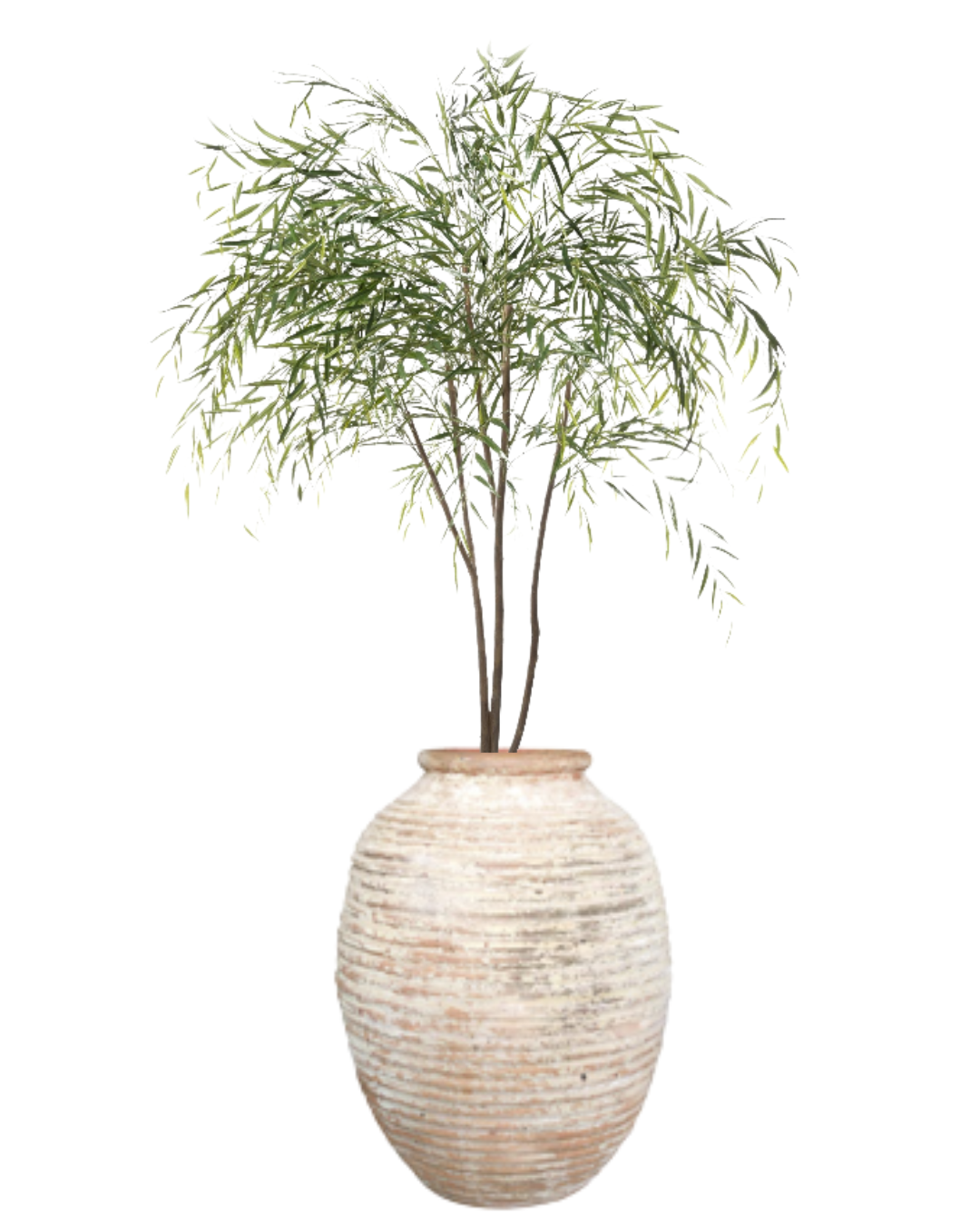 9' Weeping Willow Tree in Nala Planter PC1216CN1386WH