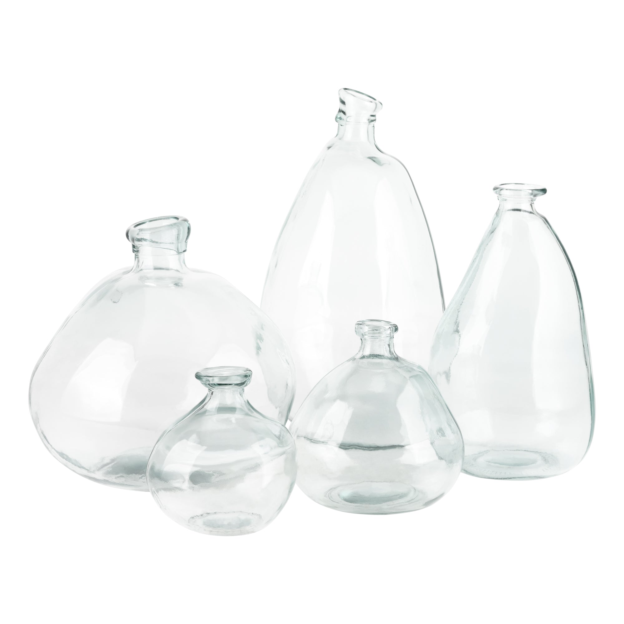 San Miguel Recycled Glass Vase Collection   GL1020