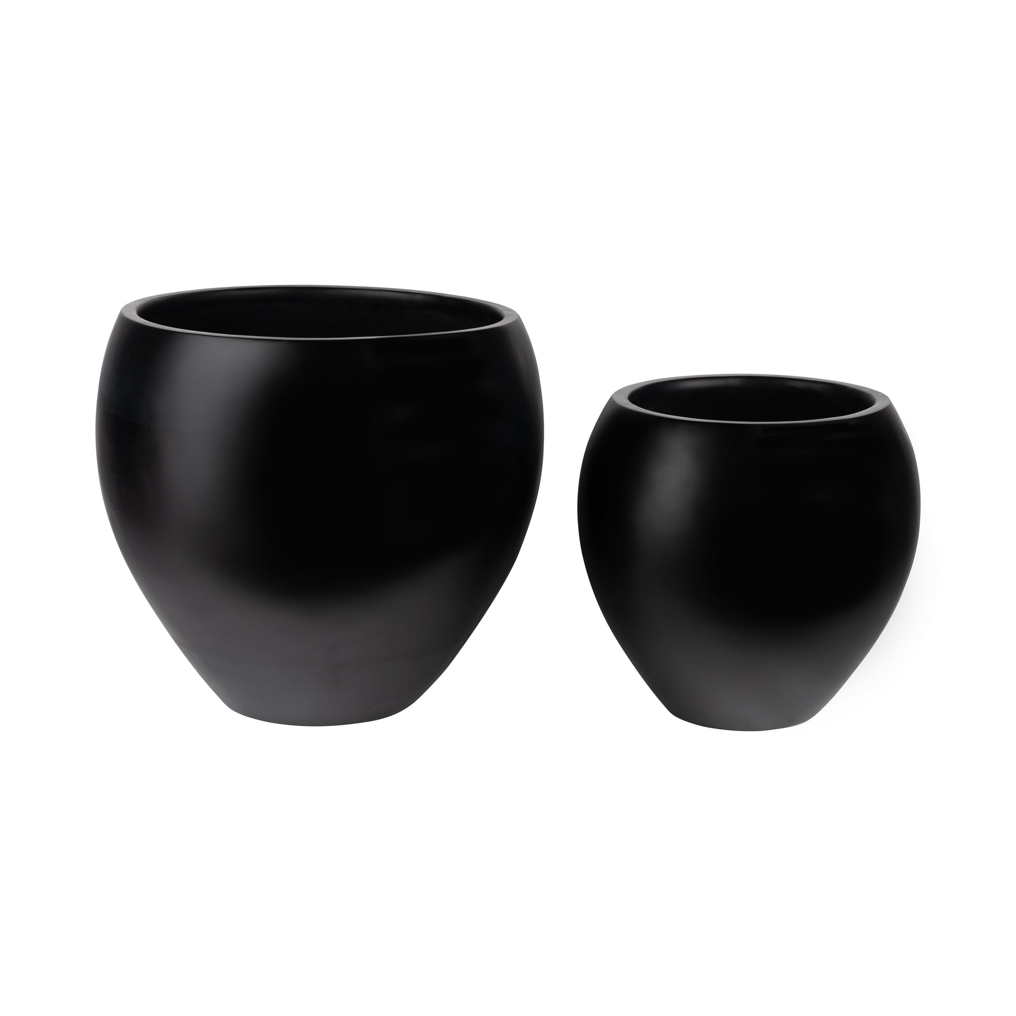 Rotondo Planter Collection- Black      CN1257