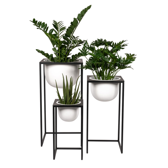 Well Planter Collection-White    CN1259