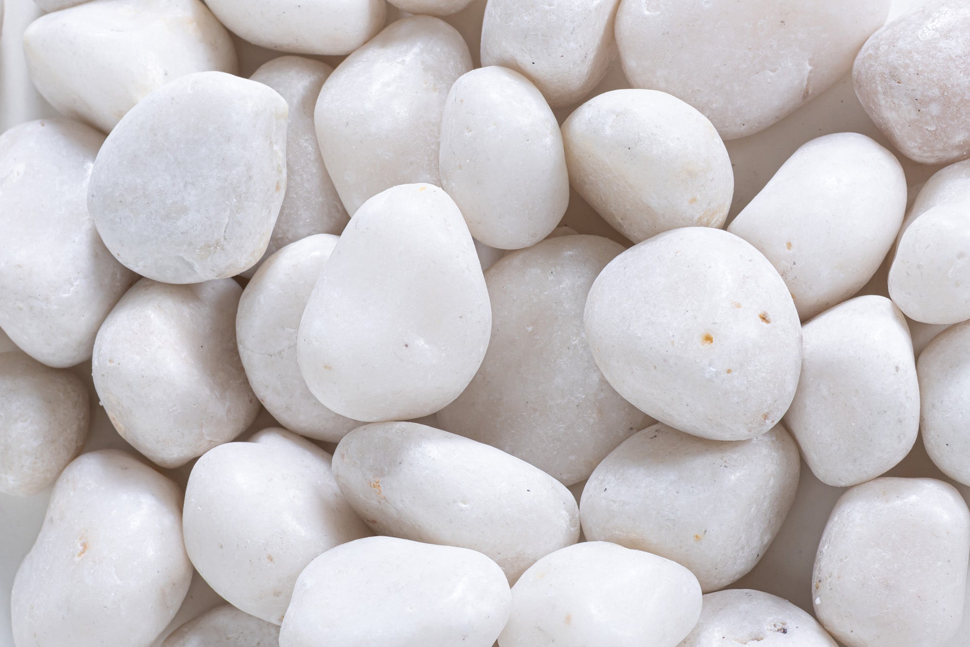 1 Pound of Polished White Rock