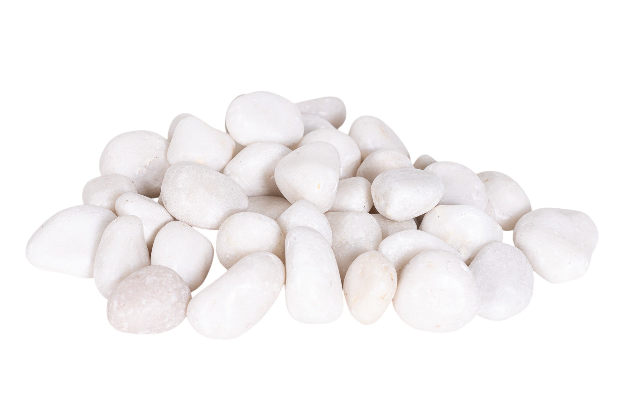1 Pound of Polished White Rock