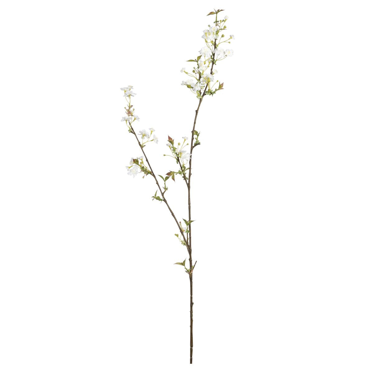 51" White Cherry Blossom Stem   ST1176