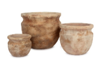 Romeo Antique Terracotta Planter Collection