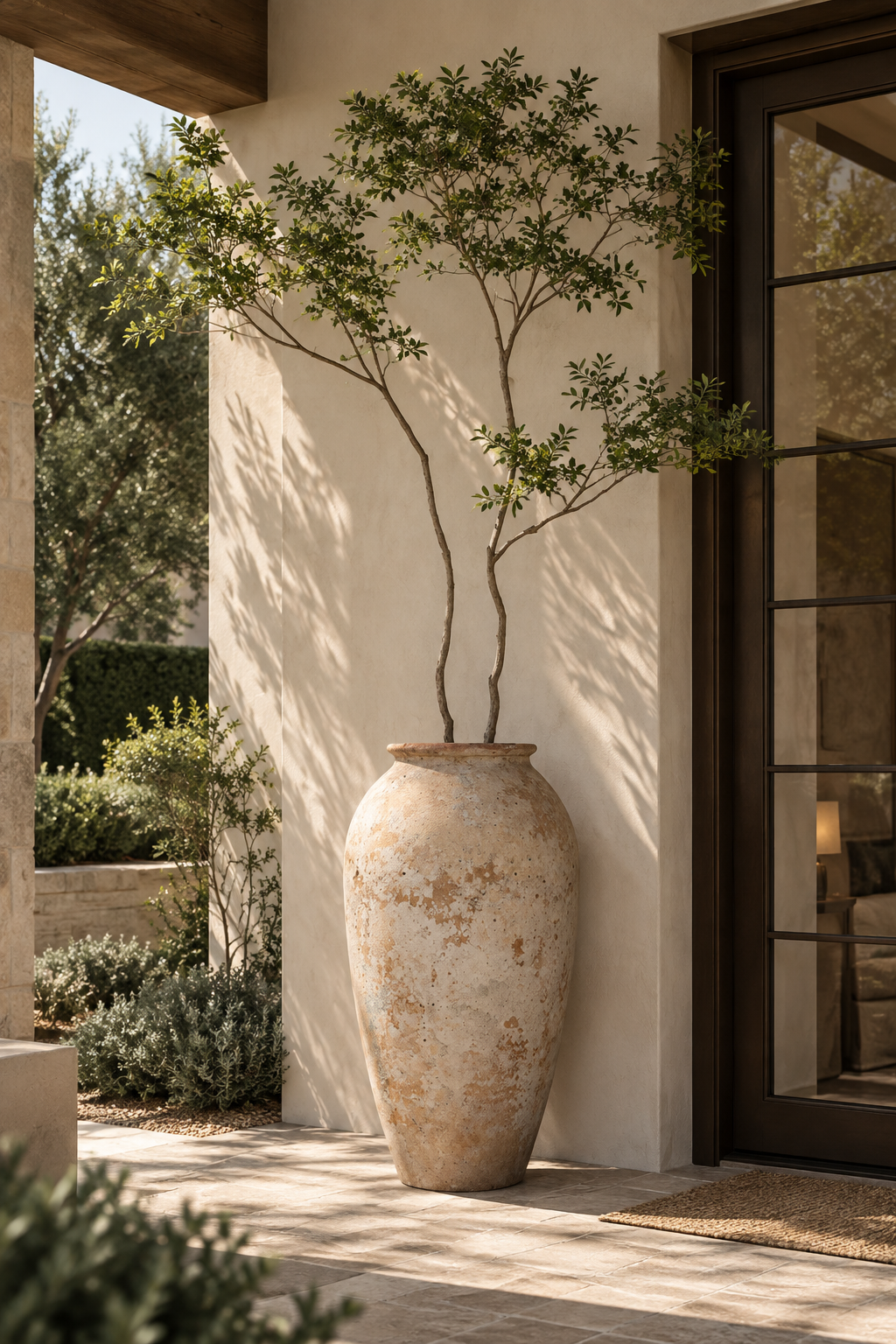 10' Gardenia Tree in Soleil Planter | PC1475CN1384LG