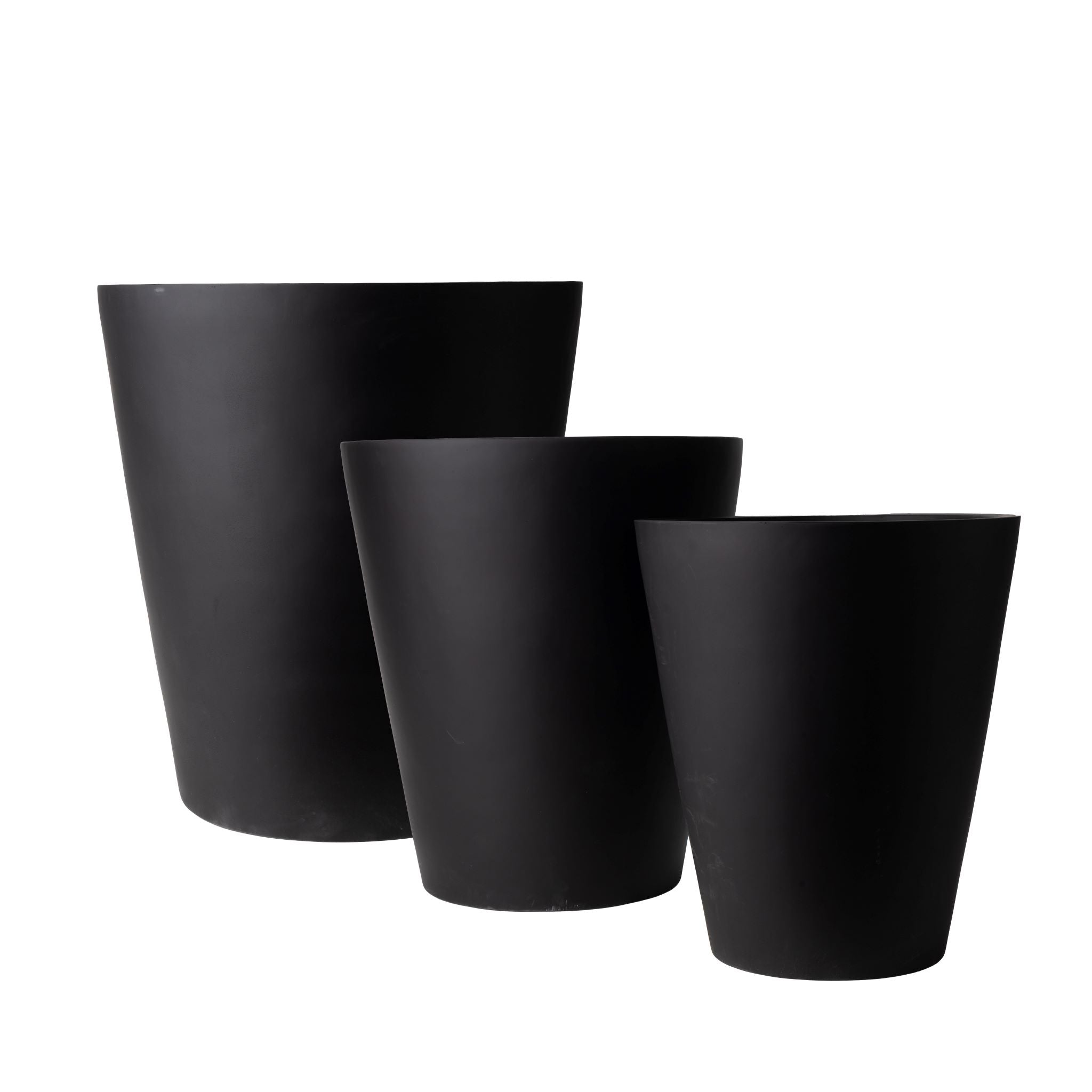 Pompeii Planter-Black     CN1163