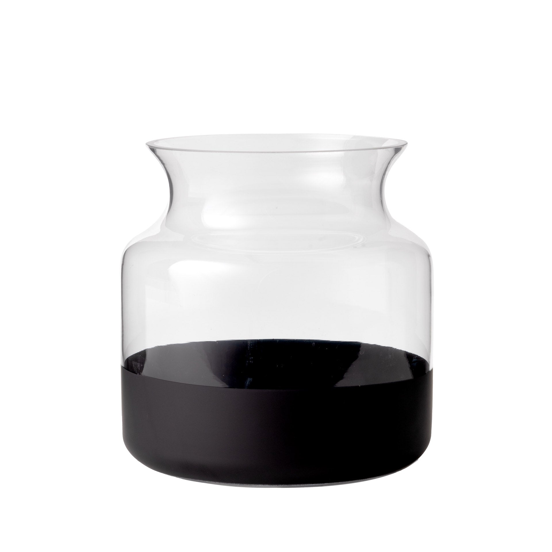 Poet Glass Vase Collection- Black       GL1030