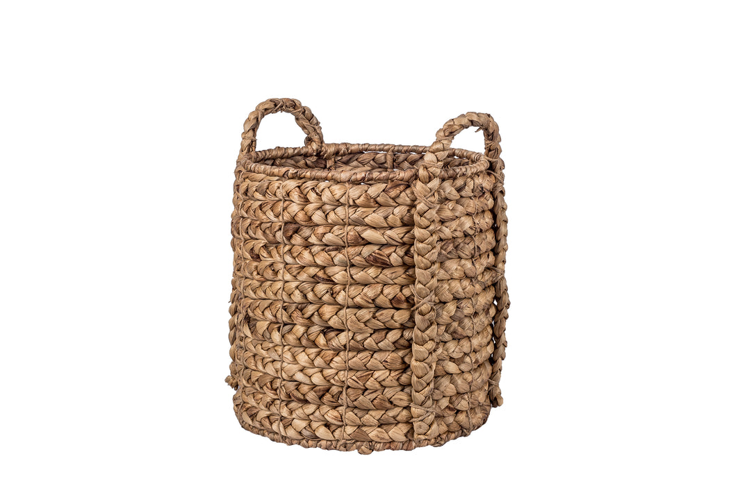Kenna Basket Collection With Handles-Natural         BS1008