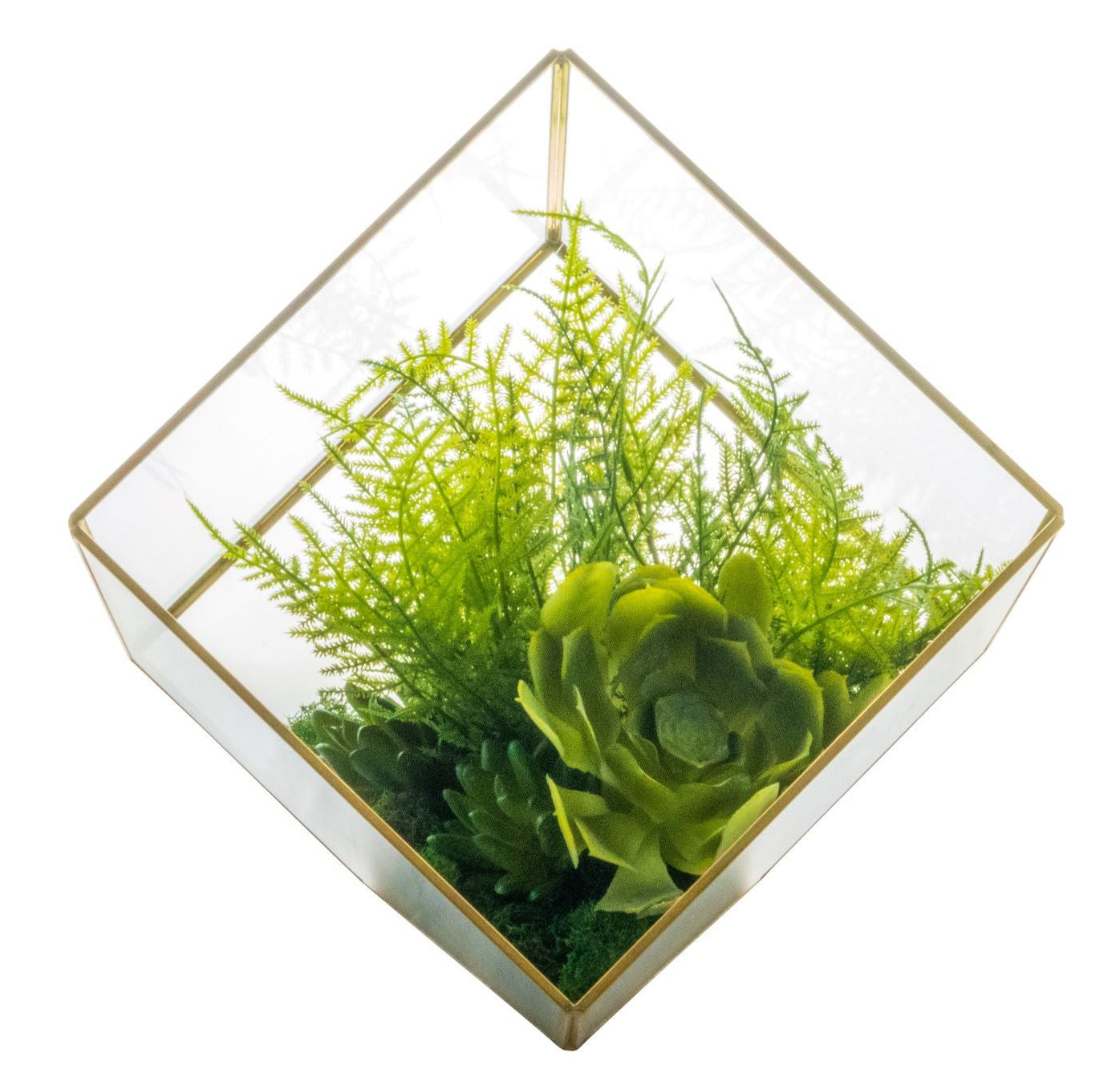 Medium Gold Berkley Terrarium Arrangement AR1269