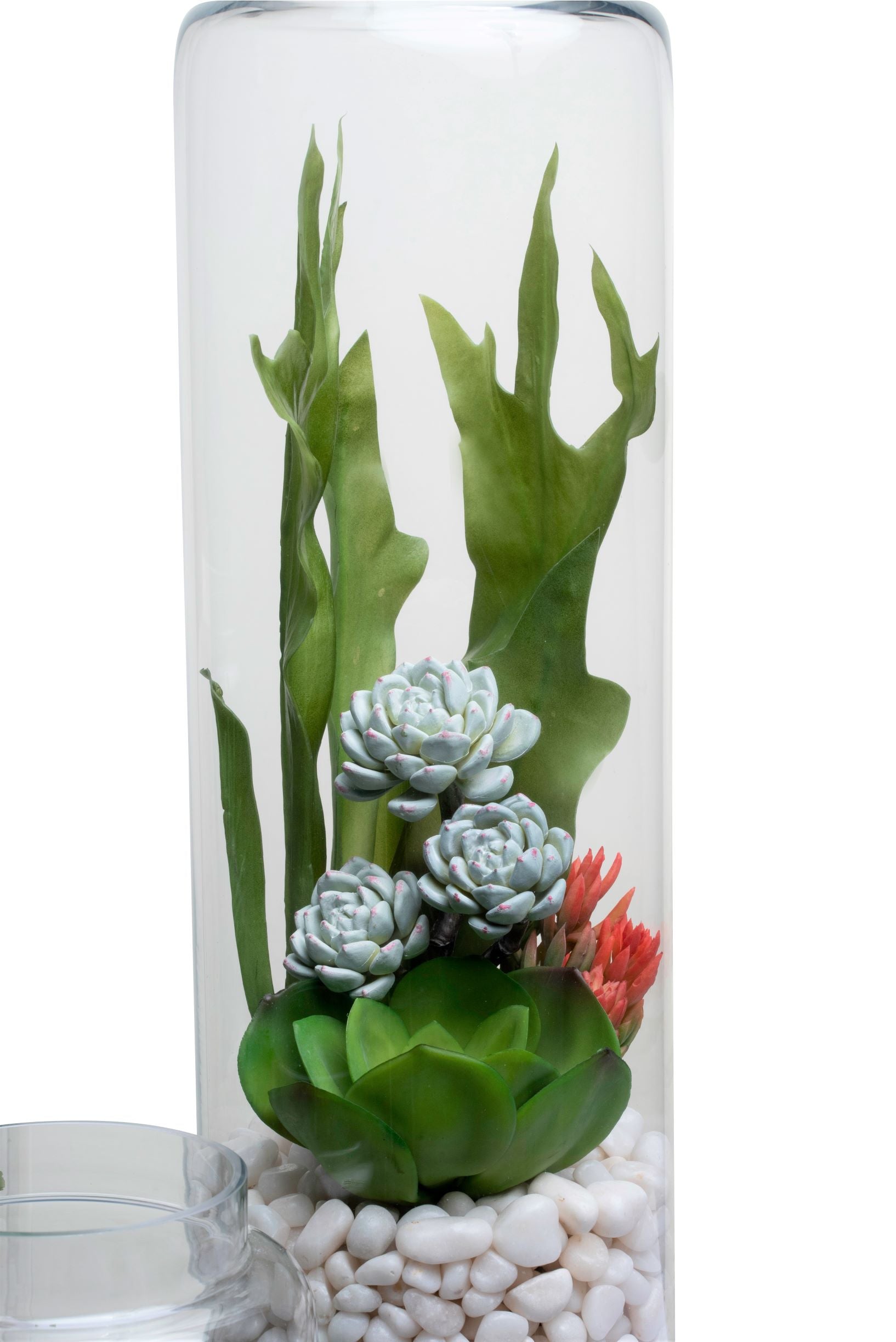 32.5" Kailee Vase with Succulent Arrangement   AR1355