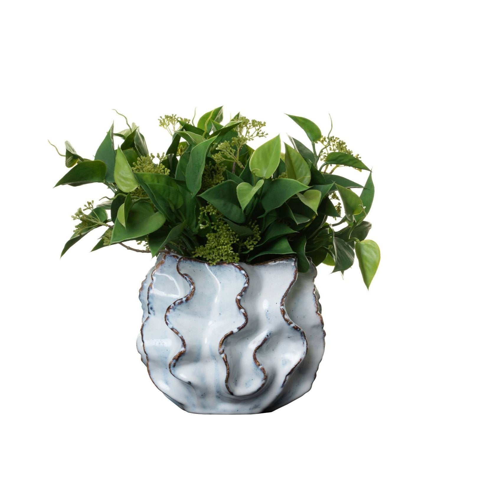 6.5" Sono Pot with Mixed Greens   AR1373