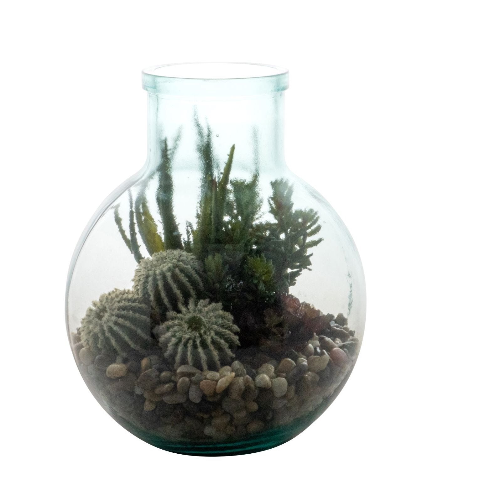 12” San Miguel Terrarium Mixed Pebble   AR1490