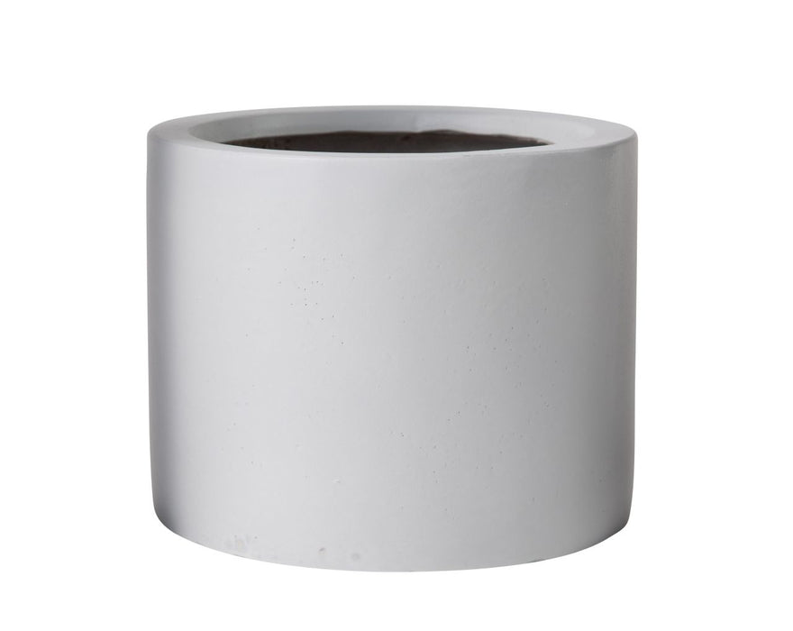 Zander Cylinder Planter-White  CN1024