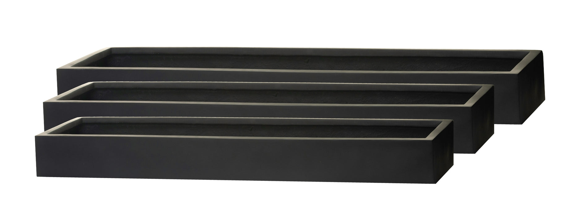 Manhattan Collection Table Top Trays - Matte Black CN1031