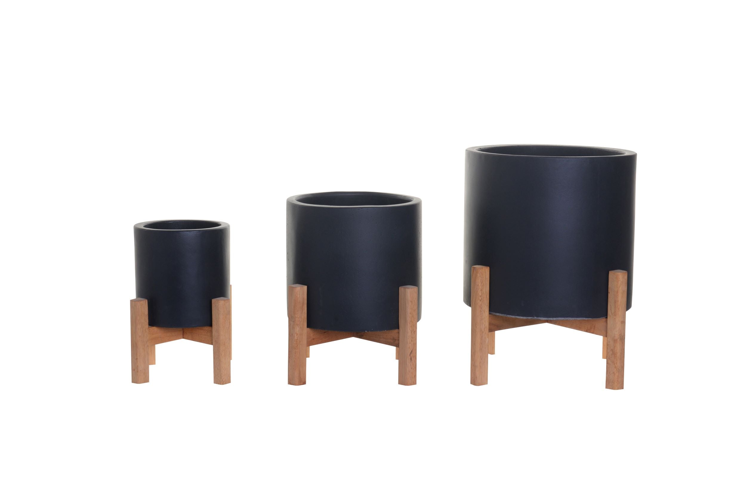 Korynn Planter Collection-Black    CN1063