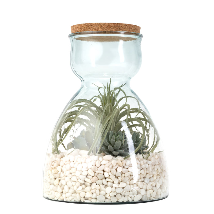 San Miguel Recycled Glass Terrarium Collection    GL1021