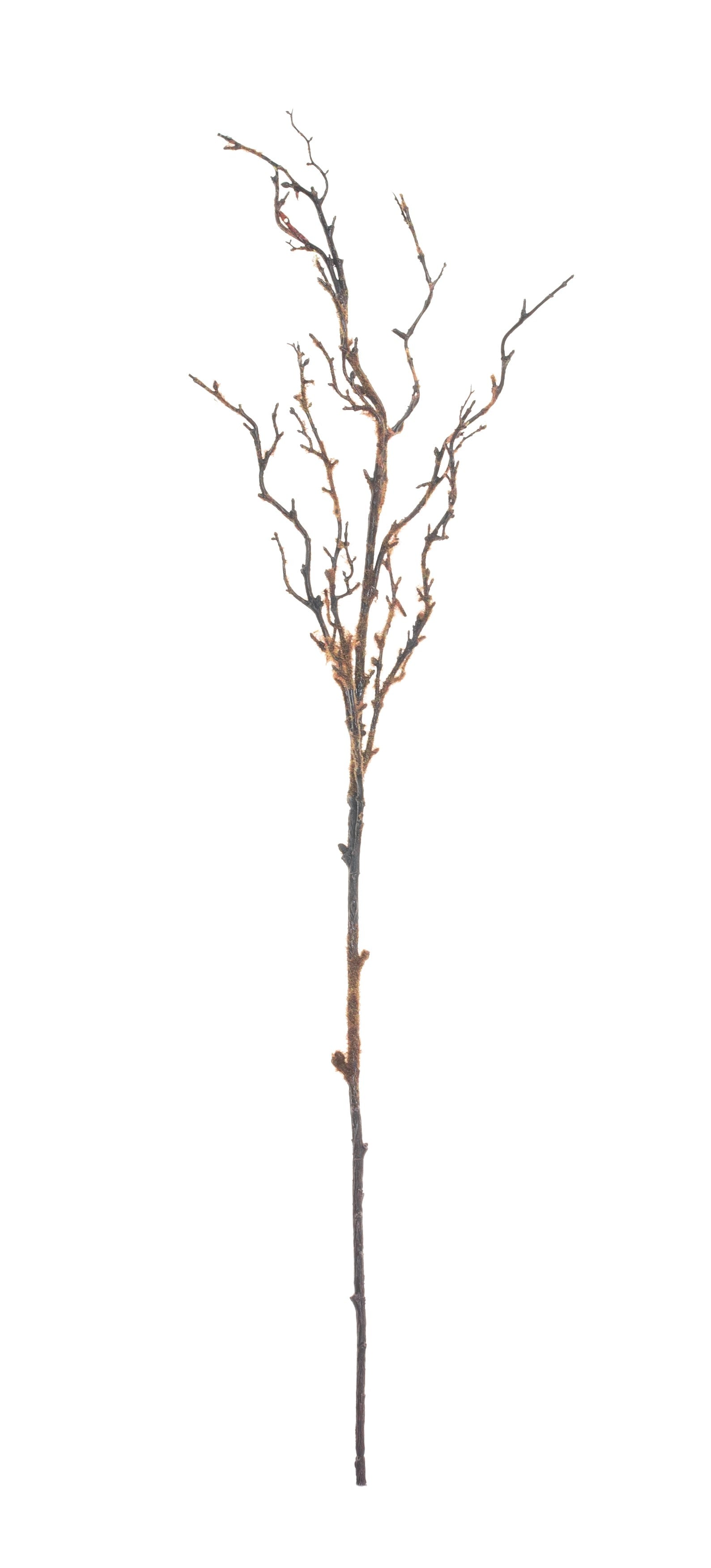 36" Faux Wood Branch with Brown Moss   ST1055