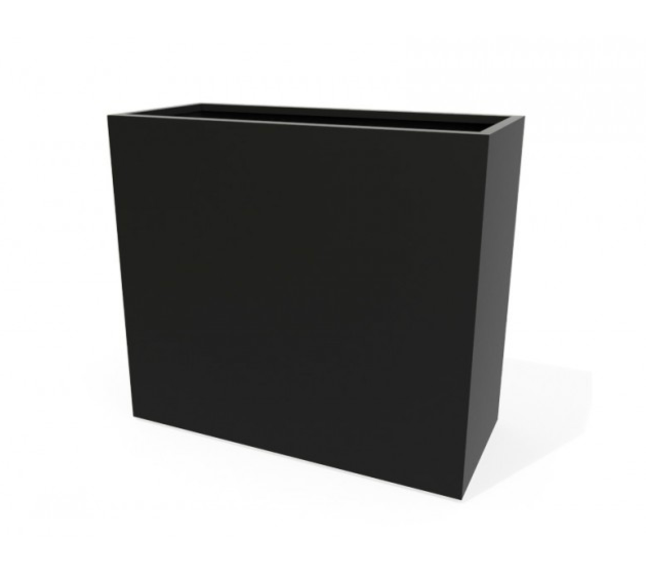 Manhattan Collection Tall Floor Planters-Black   CN1104