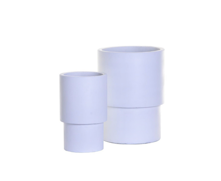 Lucca Planter Collection-White    CN1067