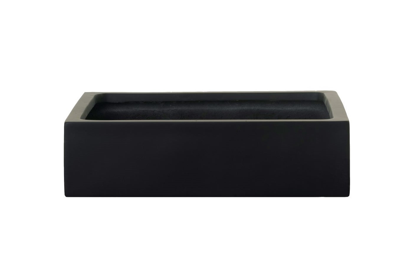 Sebastian Square Table Top Planter  - Black  CN1039