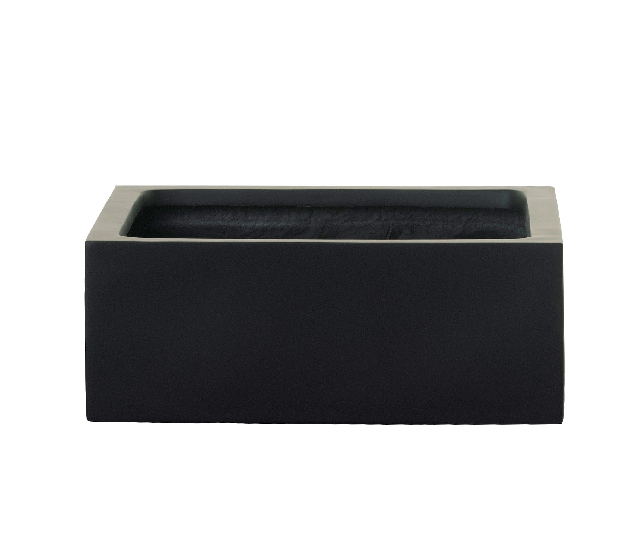 Sebastian Square Table Top Planter  - Black  CN1039