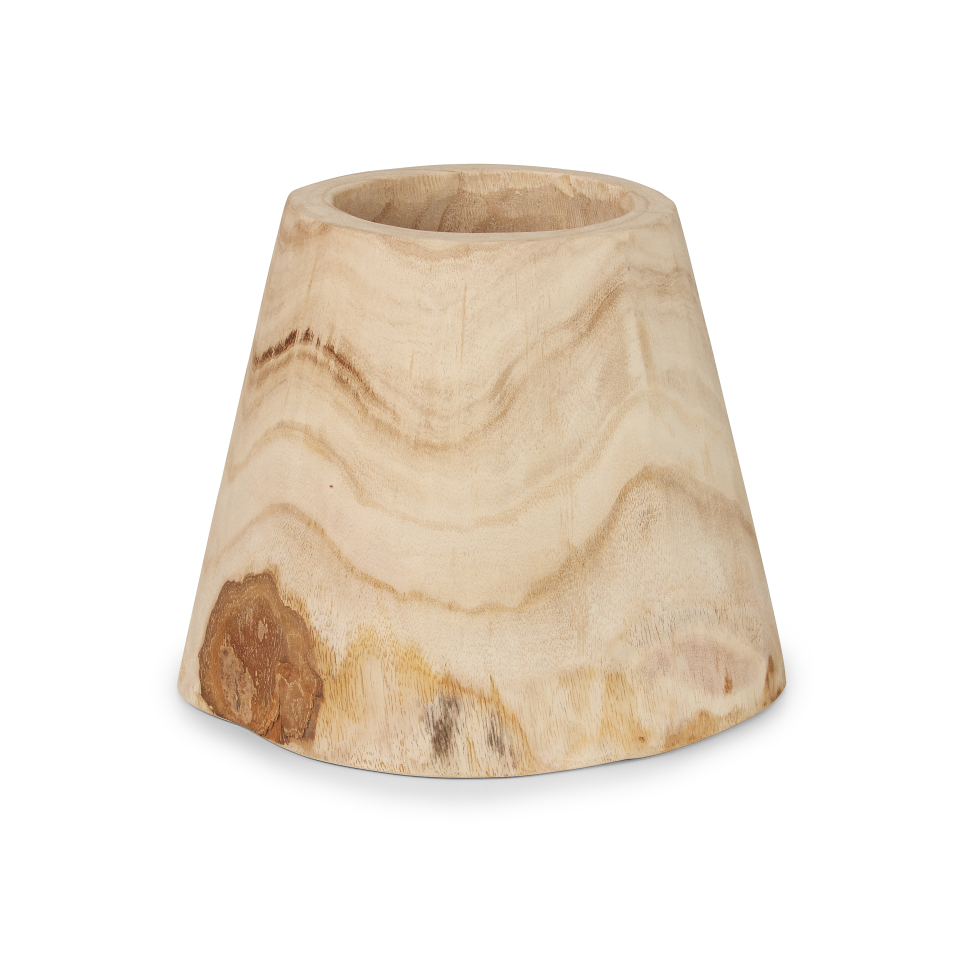 12" Tapered Sedona Wood Bowl   WD1010