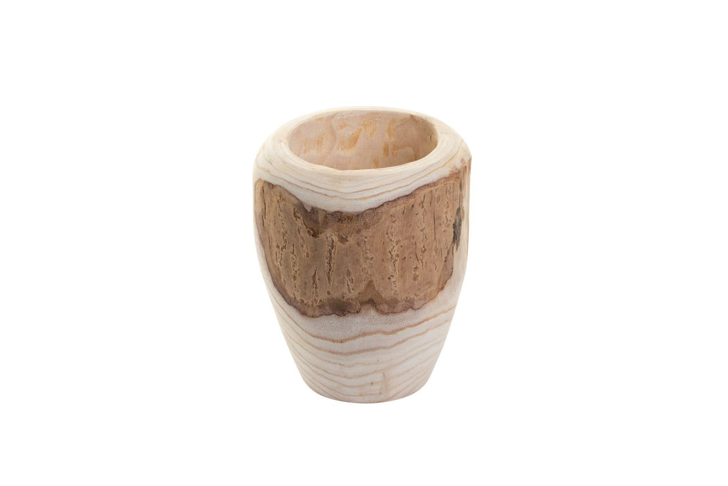 Sedona Wood Vase  WD1035