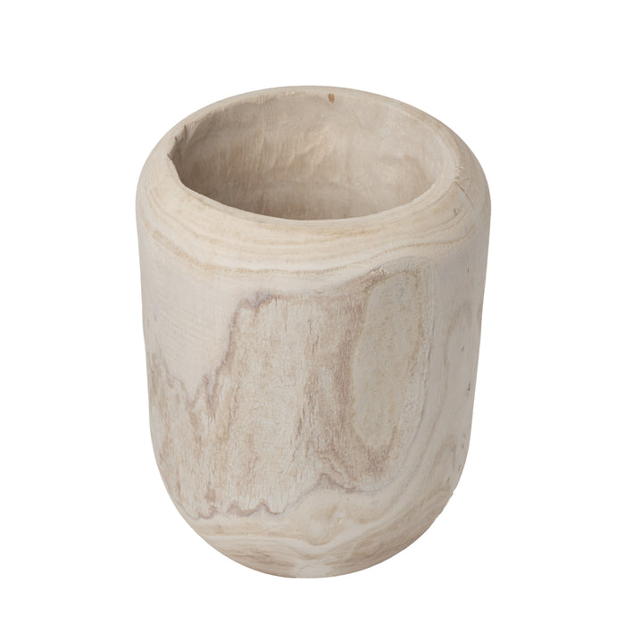 Sedona Wood Pot WD1038