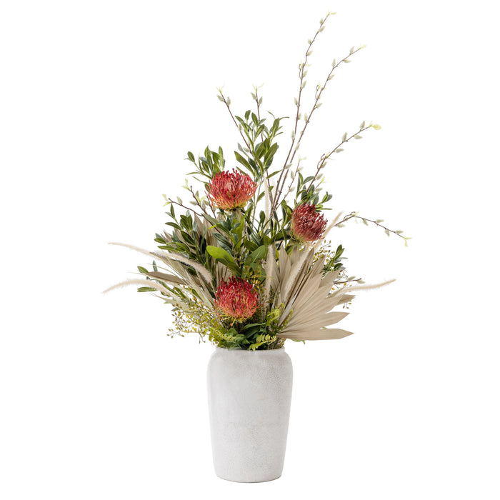 12" Tyberious Pot with Floral Arrangement   AR1667