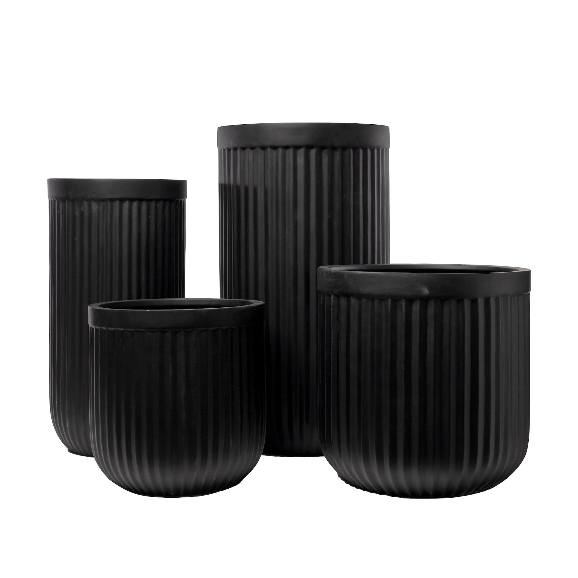 Dorsey Fluted Fiberglass Short Collection-Black    CN1161